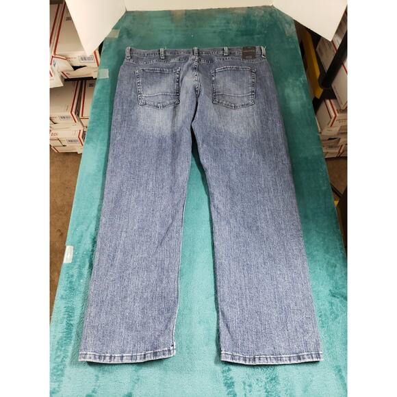 Nautica Jeans Size 40x30 Mens Blue Pants Stretch Loose Baggy Relaxed Straight - Picture 12 of 14